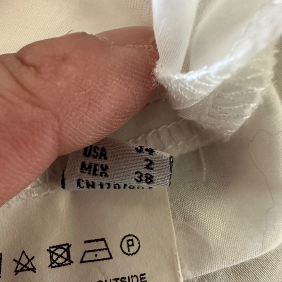 PINKO White Long sleeves Wrap Around Top - Picture 9 of 9